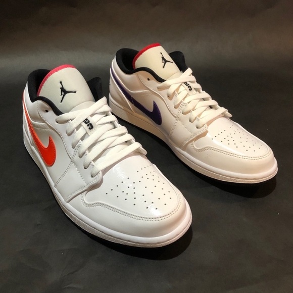 Nike Air Jordan 1 Low Multi Color Swoosh - Picture 4 of 10